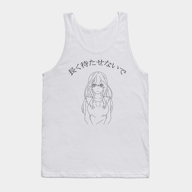 Anime Girl Tank Top by SanTees